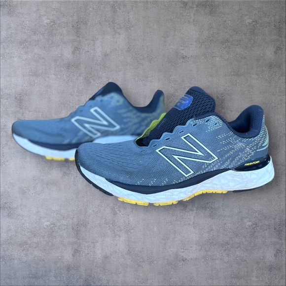 New Balance Ocean Gray/Yellow Sneakers Sz 8.5 D - Picture 16 of 16